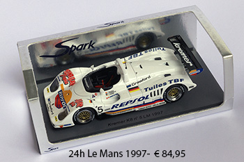 Modell Kremer Porsche K8 Spyder -  24h Le Mans 1997